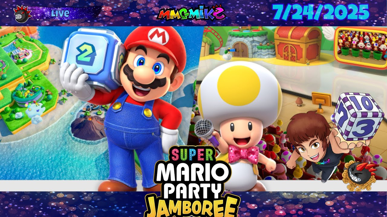 Look Ma We are on Jamboree TV! Super Mario Party Jamboree TV with the Madness Crew!
