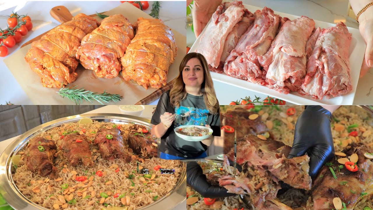 رقاب محشيه مع اطيب رز خاص للعزايم 😋Stuffed necks with special rice for special occasions