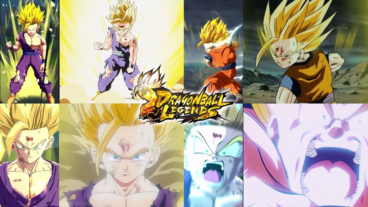 Все версии Гохана в форме Супер Сайяна 2 | Dragon Ball Legends