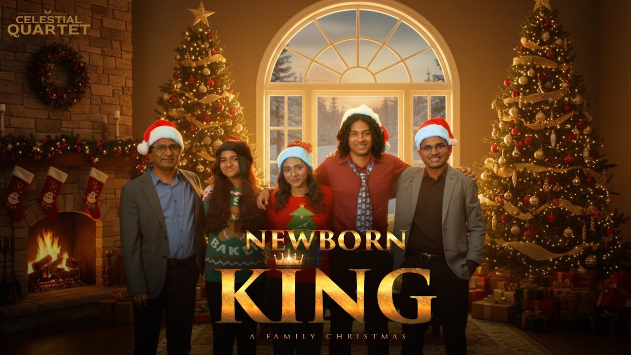 Newborn King (Official Christmas Music Video) | Celestial Quartet