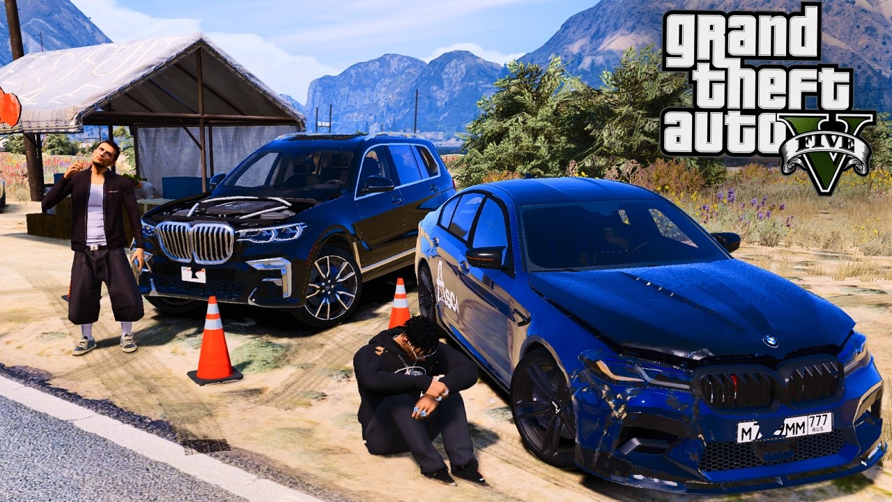 ✨УЛЕТЕЛ В ЛАРЁК С ПРОДУКТАМИ! РАЗБИЛ НОВЫЙ Х7! РЕАЛЬНАЯ ЖИЗНЬ В GTA 5 ✨ЭЛВИН