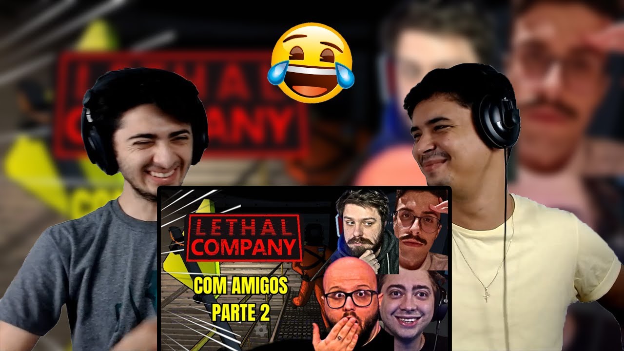 REACT Melhores momentos do alanzoka no Lethal Company #2 (Melhores clips)