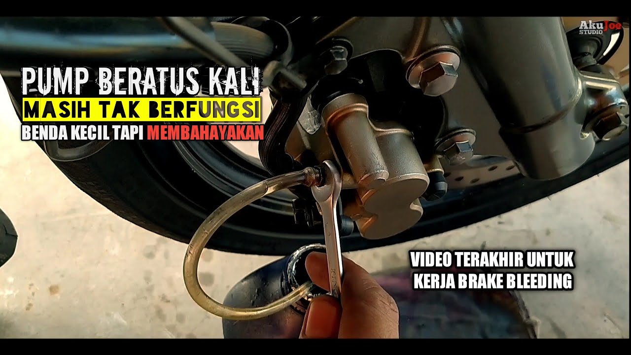 Service Minyak Brake 125ZR Kongsi Cerita Pump Brake Masalah Tamat #176