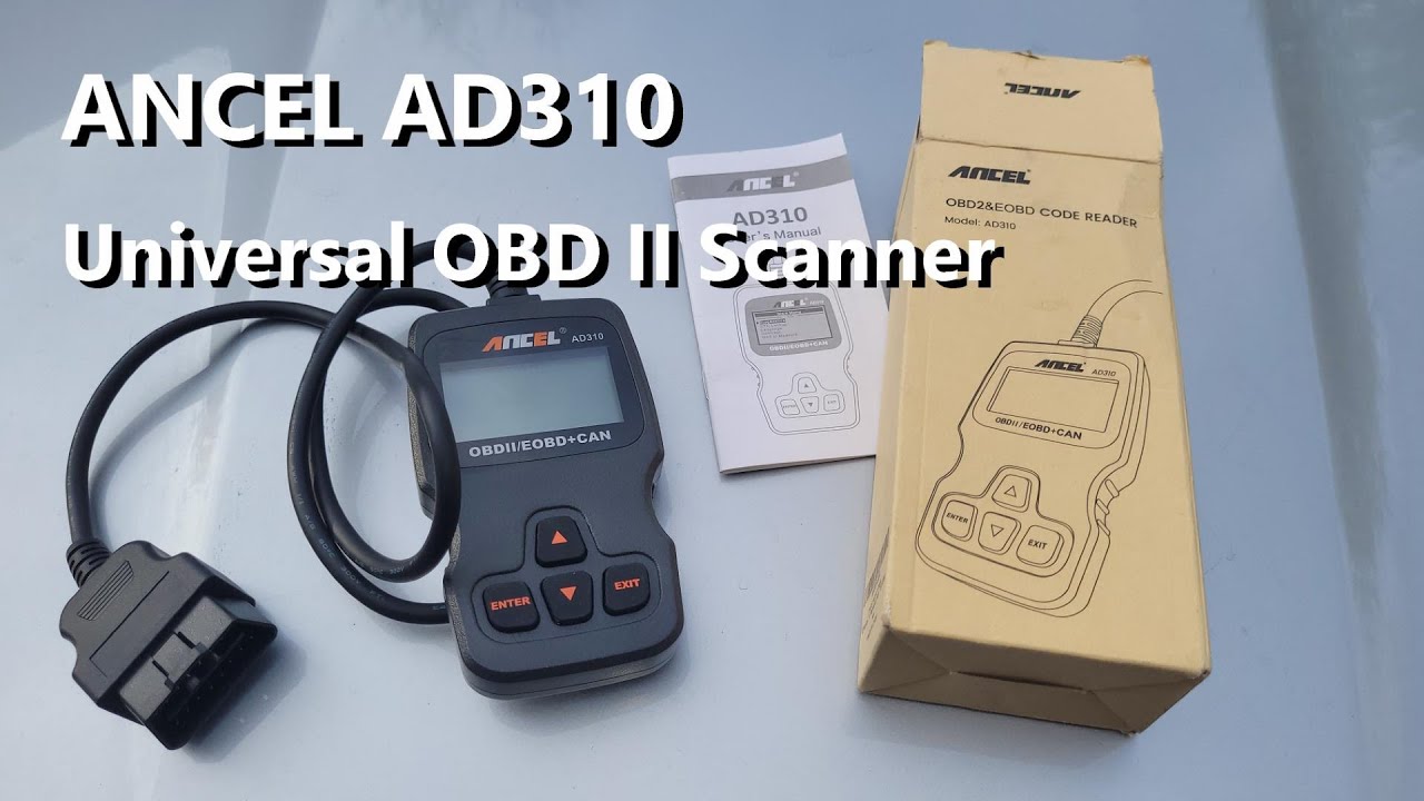 Ancel AD310 ODB2 - reading vehicle error codes