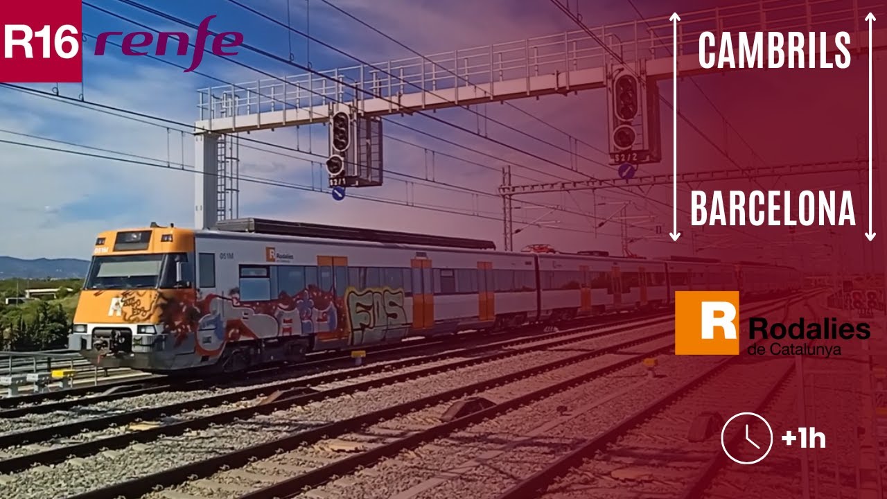 Rodalies de Catalunya R16 - Trajecte de Cambrils fins a Barcelona-Sants en Regional Express