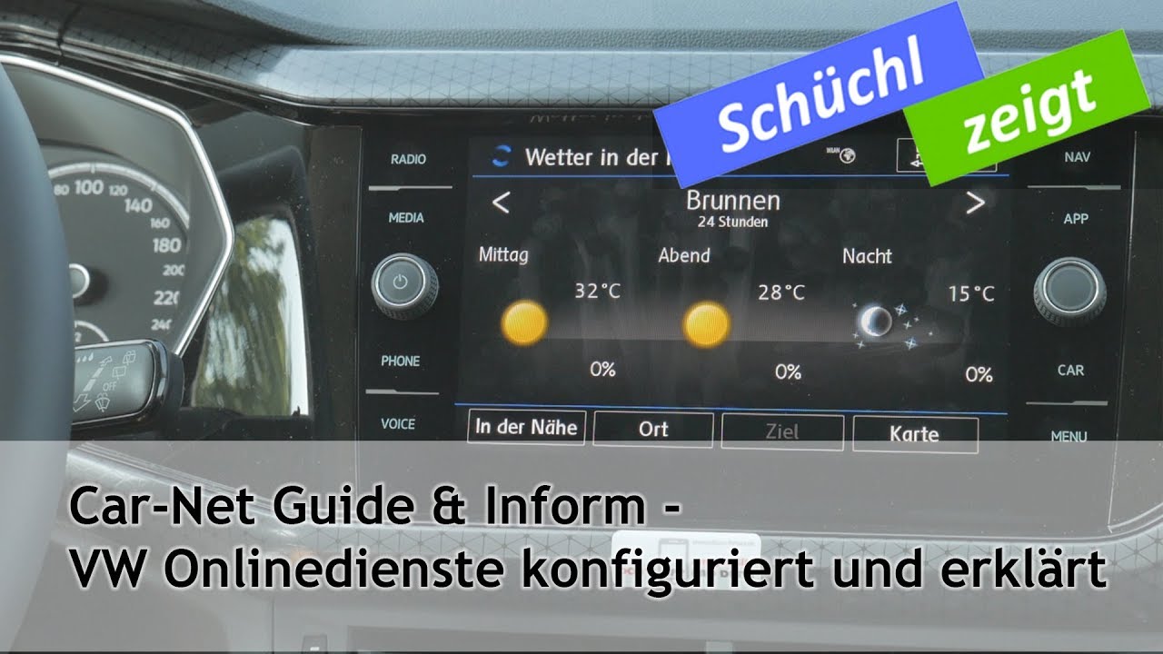 Schüchl zeigt: Car-Net Guide & Inform - VW Onlinedienste konfiguriert und erklärt