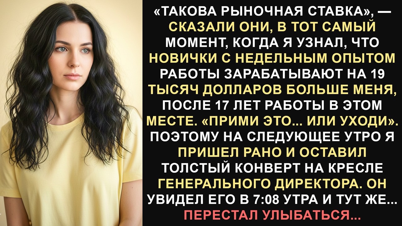 Они переплатили новым сотрудникам 19 тысяч долларов я выложил правду на стол генерального директора.