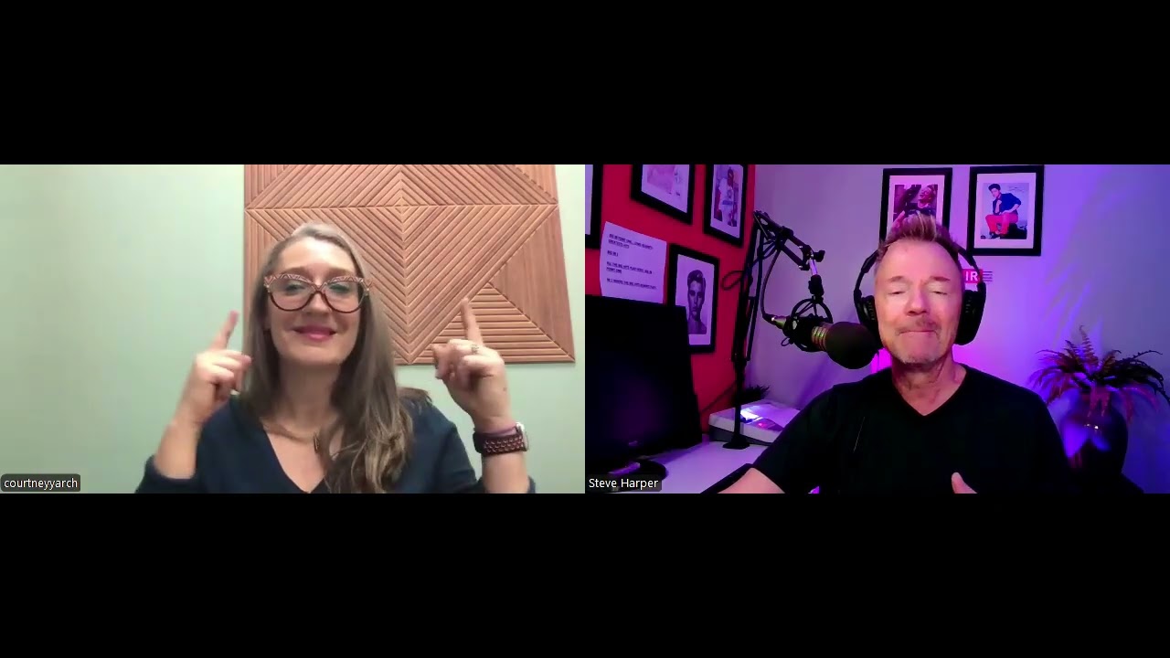 Stever Harper, Global Podcast Network, interviews Courtney Yarch, Harmonic Egg & Wellness GR
