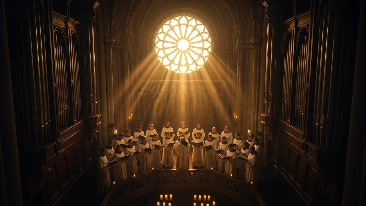 Chorał Gregoriański na Spokój Nocy ✝️ Psalm 23 „Pan jest moim Pasterzem” (1H)