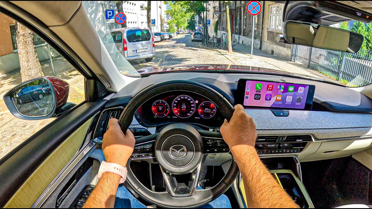 Mazda CX-80 Takumi Plus (3.3L e-SKYACTIV D 254 hp) | POV Test Drive #2514 Joe Black