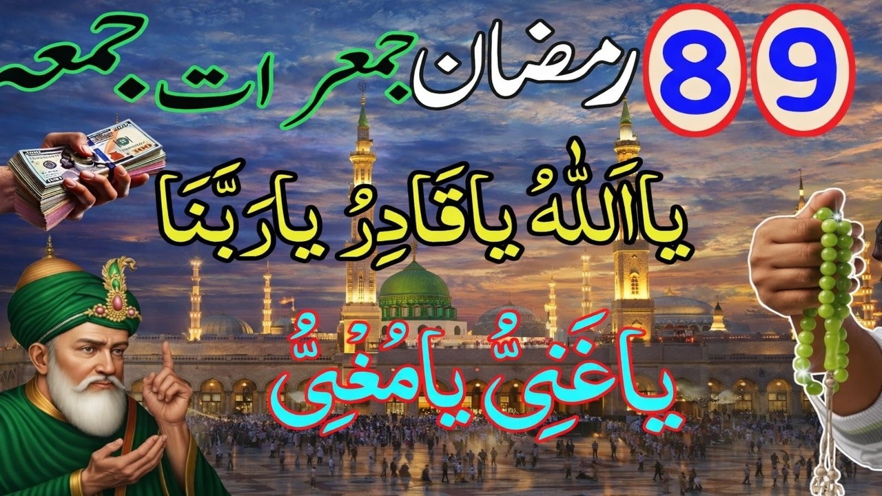 8,9 Ramzan Jumerat Or Jumma Ka Powerful Wazifa