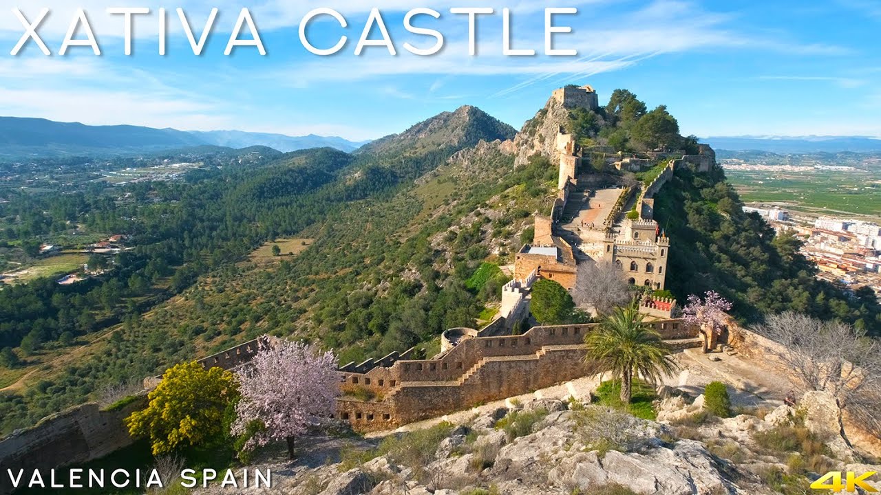 Tiny Tour | Xativa Spain | The 2300-year-old ancient Xàtiva Castle in Valencia 2020 Feb