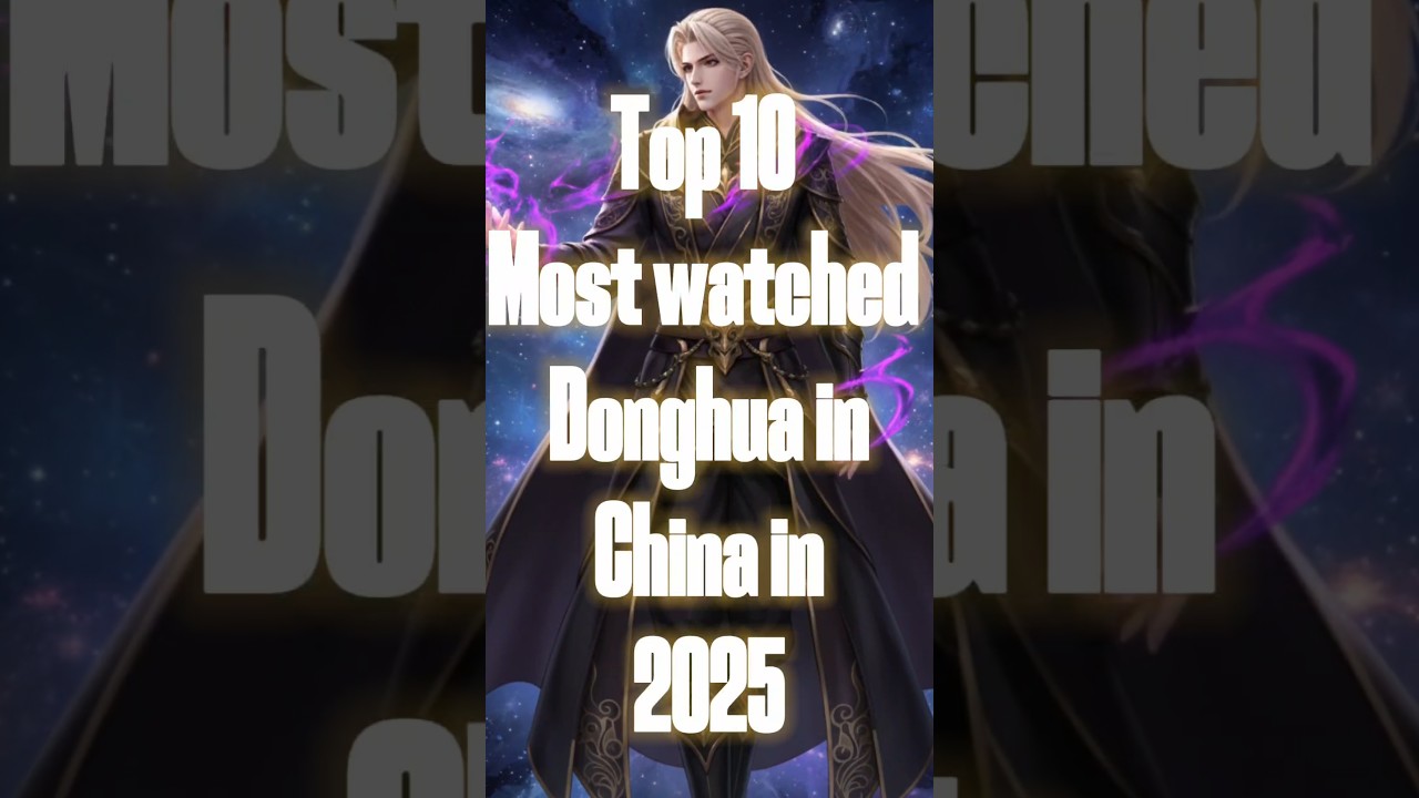 Top 10 most watched donghua in China in 2025#donghua#content