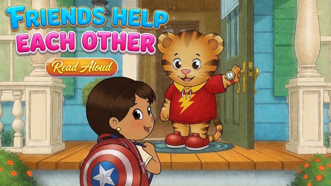 Friends Help Each Other | Savannah Enters Daniel Tiger's Neighborhood | Kids Storytime Read Aloud 