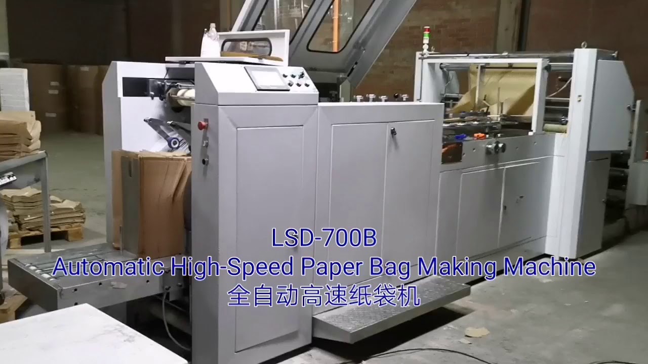 LSD-700B Automatic High-Speed ​​Paper Bag Making Machine