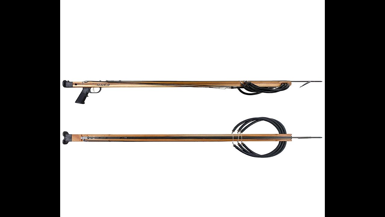 MAKO Enclosed Track Teak Speargun