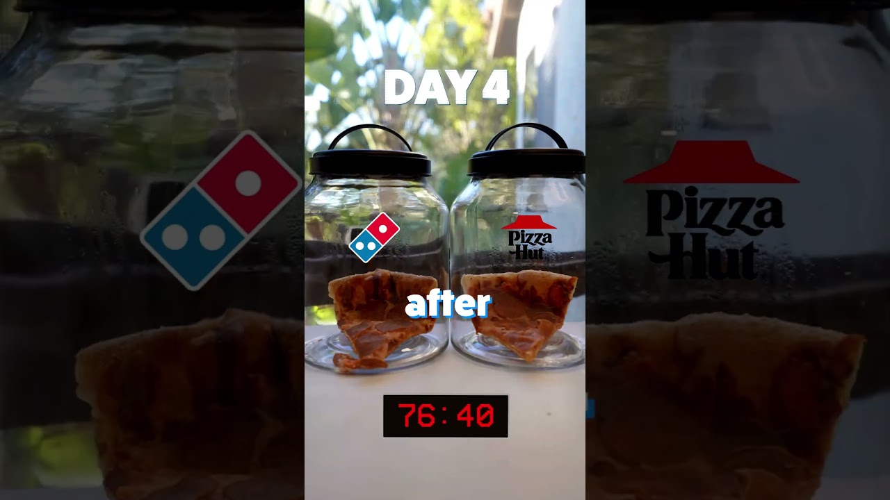 Какая пицца сгниёт быстрее всего? Pizza Hut против Dominos