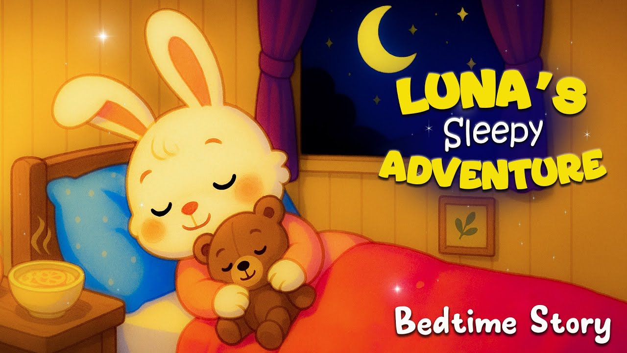 🐰Luna’s Sleepy Adventure 💞 All Time Favorite Sleepy Bedtime Stories | Bedtime Stories For Kids