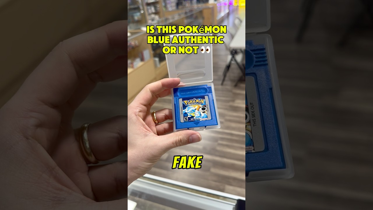 Is this Pok&eacute;mon Blue real or fake
