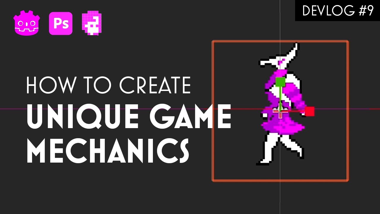 My trick for creating unique game mechanics // Dorian Pink Devlog #10