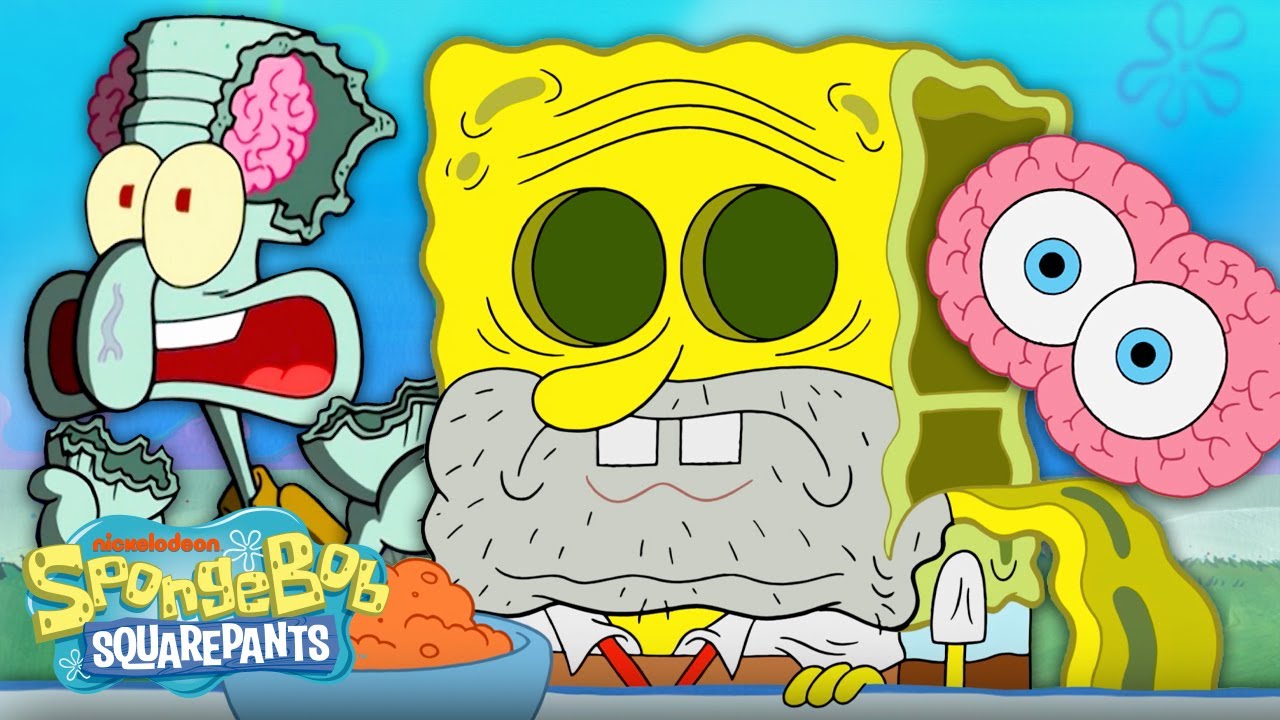 Every Time We See Someone's Brain in Bikini Bottom! 🧠 | SpongeBob