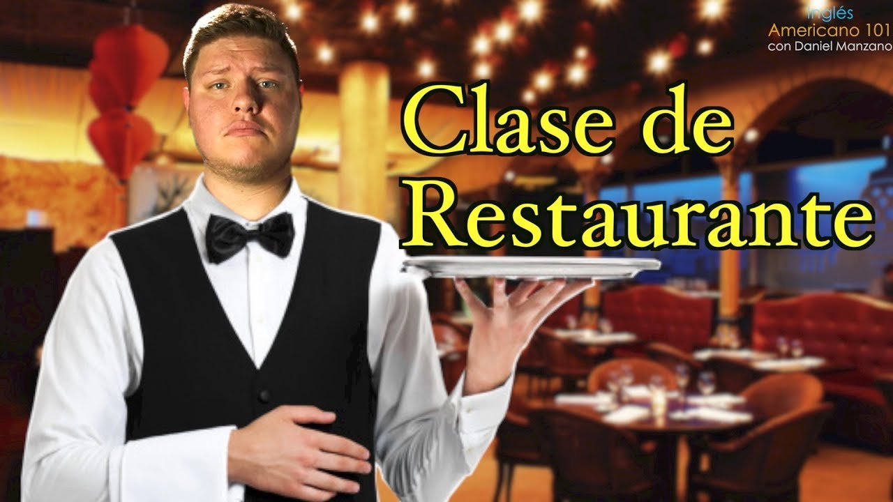 Inglés NECESARIO para MESEROS/AS! Cosas de Restaurante