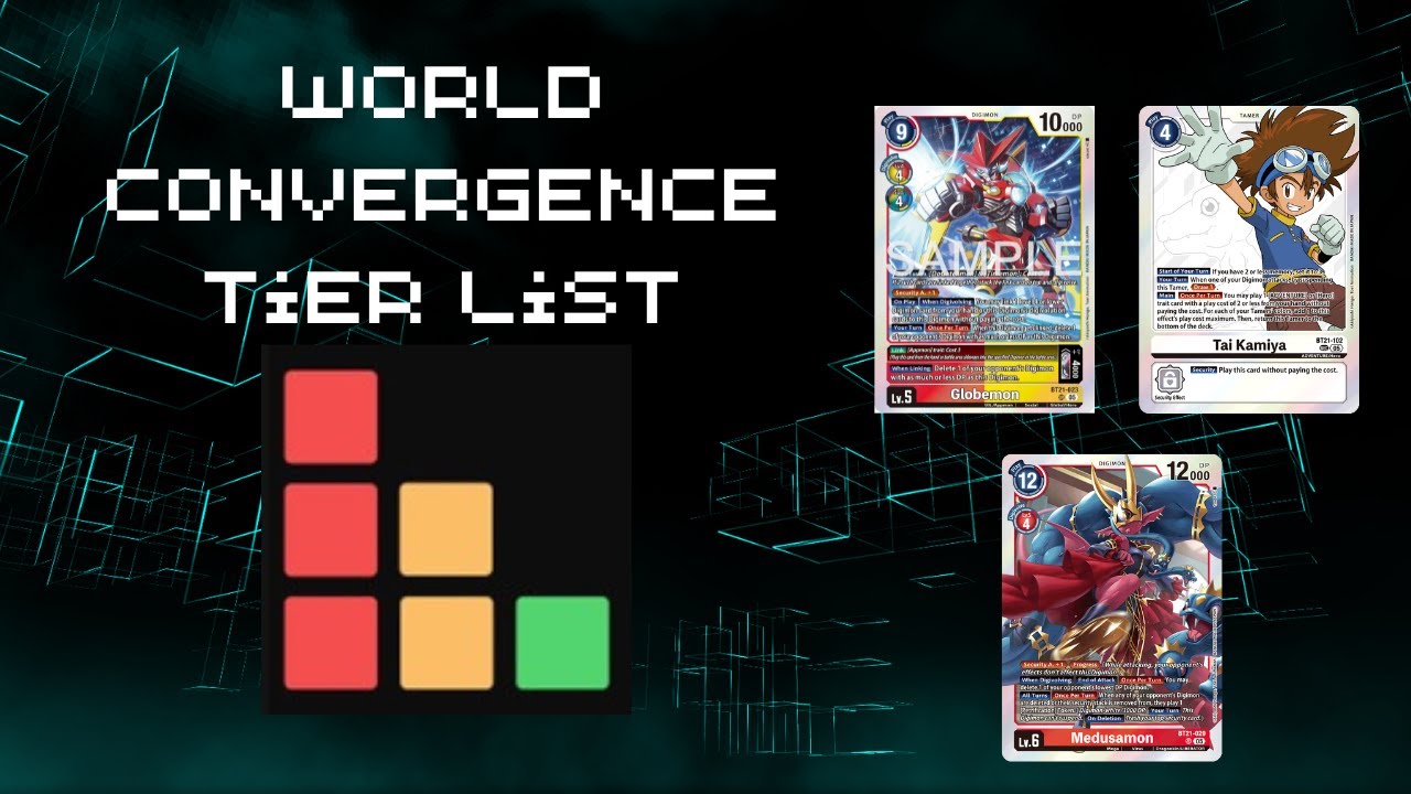 World Convergence (BT21) Tier List - Digimon Card Game