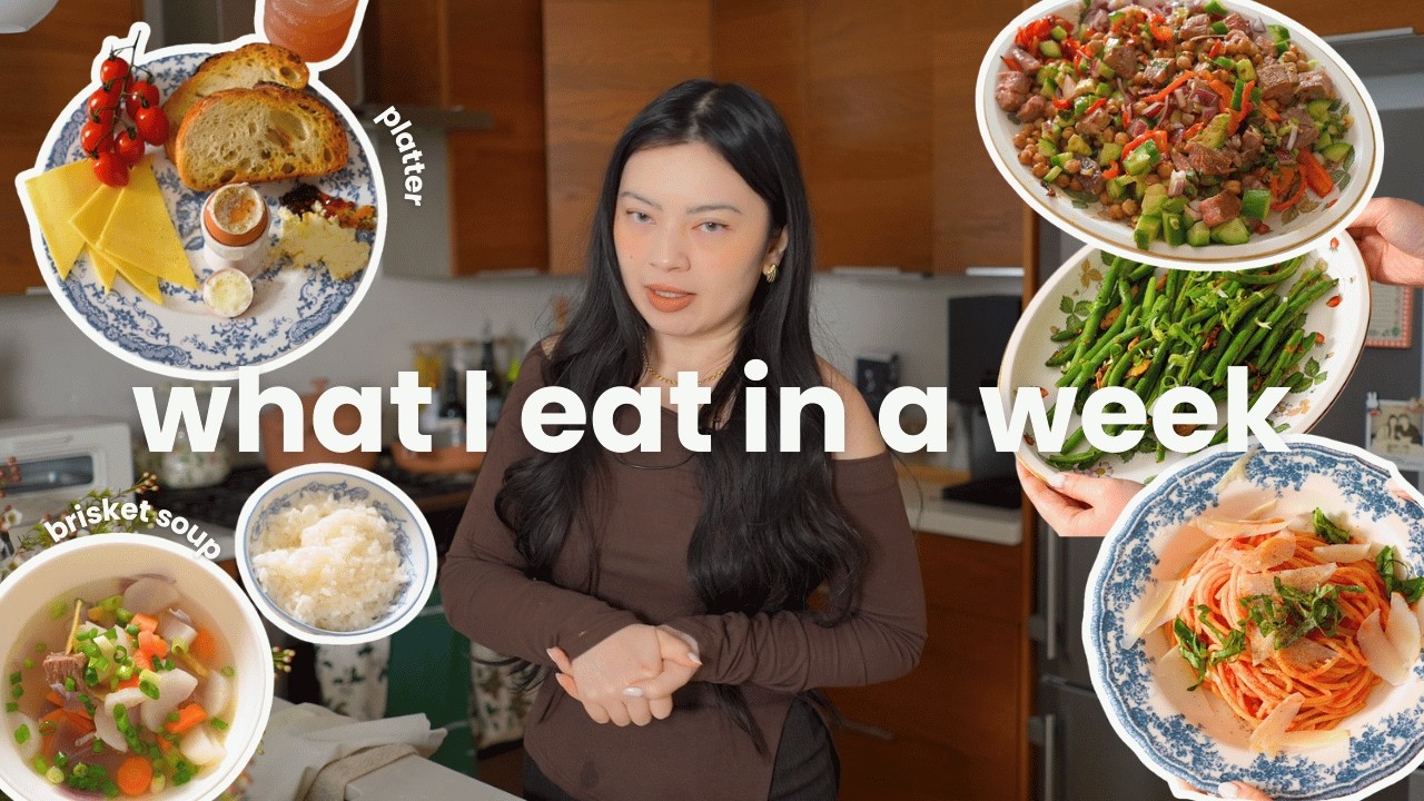 What I eat in a week as a cookbook author ✨ korean food + simple recipes