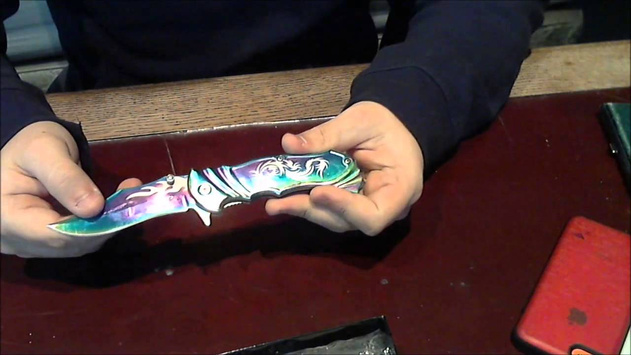 Masters Collection Ballistic Dragon Rainbow Knife Review