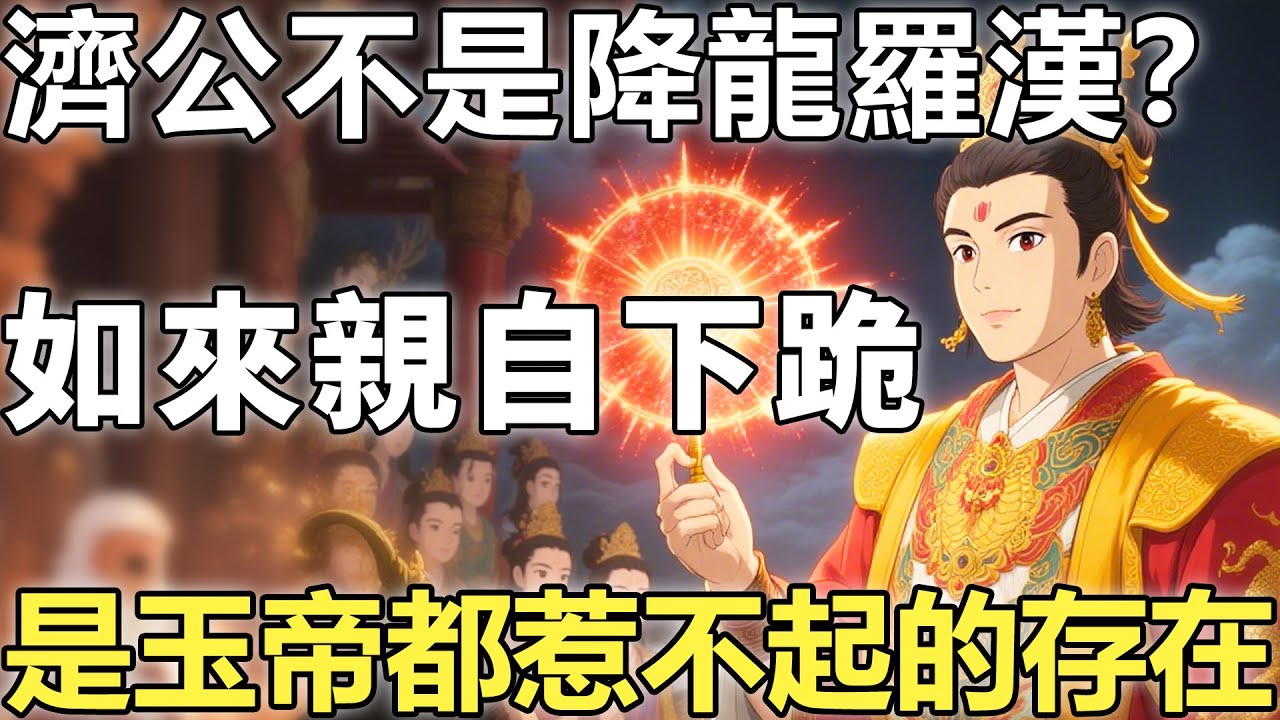 別再說濟公是降龍羅漢了！他圓寂時，如來佛祖親自下跪，這才揭開他連玉帝都惹不起的真實來頭。【輪回|因果|佛學】