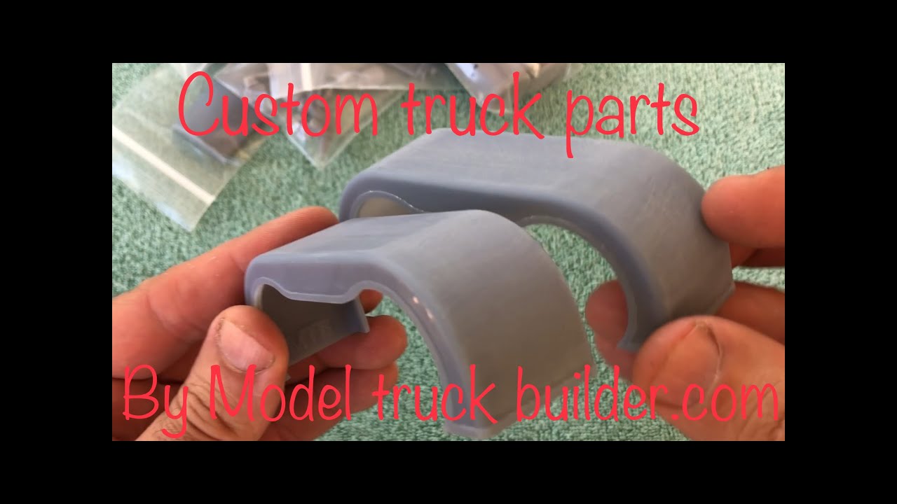 Custom Semi Truck Parts Haul. Unboxing Resin model parts from Modeltruckbuilder.com