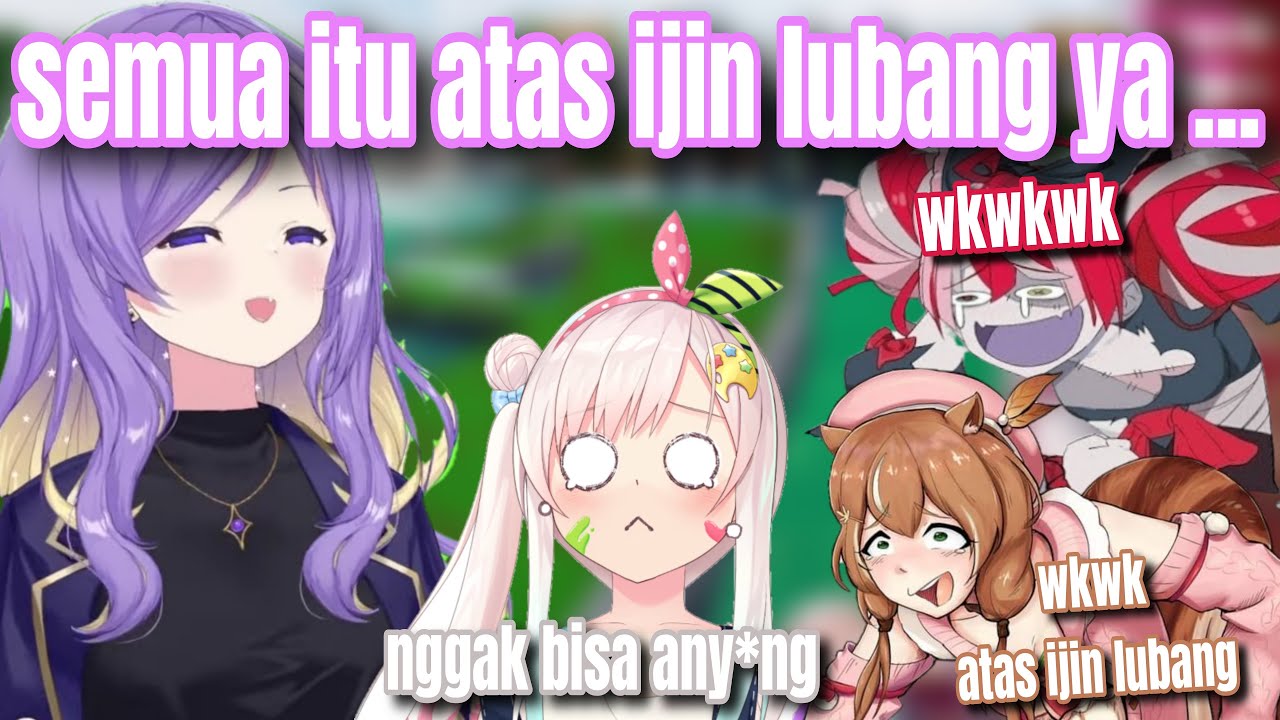 Ollie, Risu, Iofi pada ngakak waktu Moona nyuruh mereka minta ijin sama lubang golf nya wkwkw 🤣