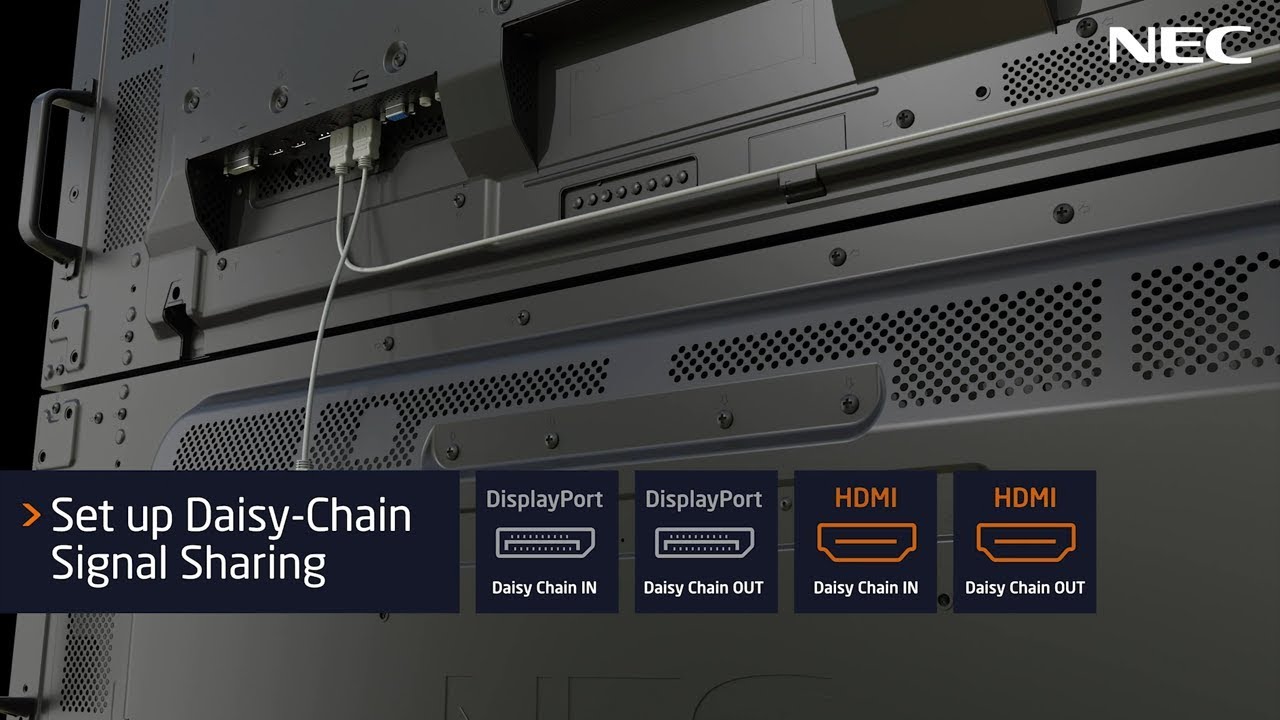NEC Professional Video Wall Set-up Guide
