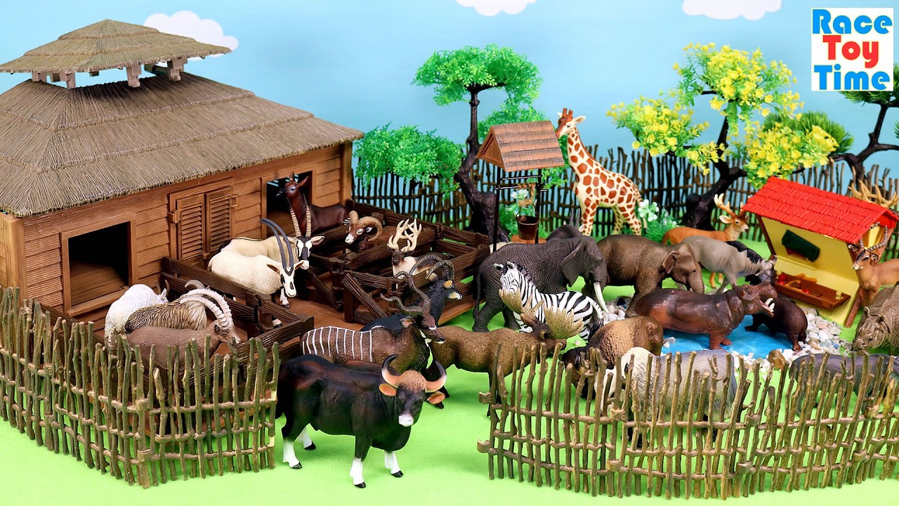 Animal Care Center with Herbivorous Animals -  Learn Animal Names