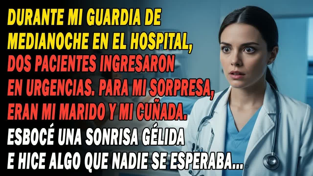 🏥 En Mi Turno De Medianoche, Ingresaron Dos Pacientes🚑  Inesperadamente, Eran Mi Marido Y Mi C