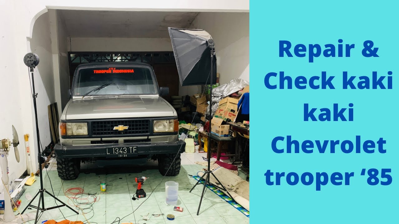 Chevrolet trooper ‼️ Cek dan perbaikan kaki kaki (tierod ball joint check & repair method) ‼️