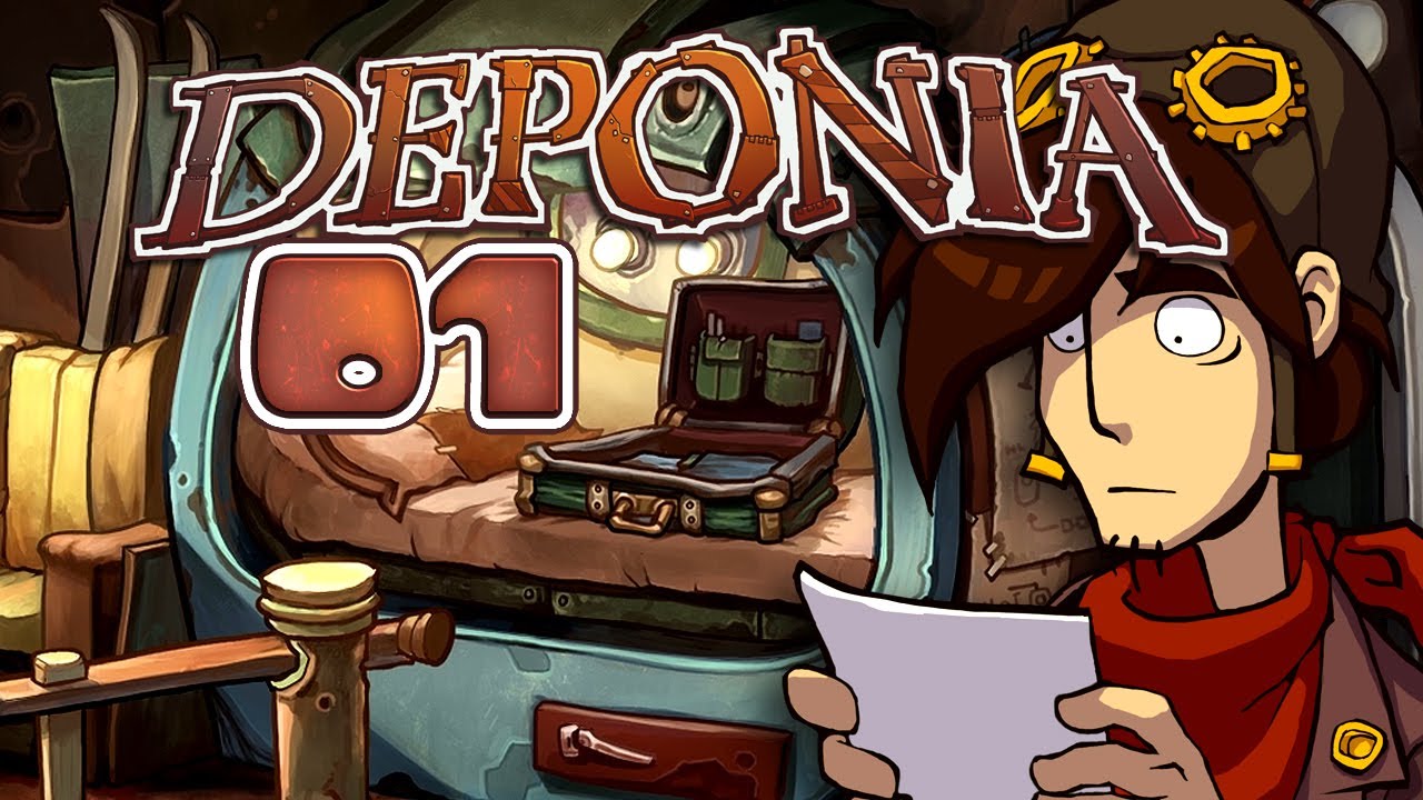 Let's Play Deponia #001 [Deutsch] [HD+] - Willkom... äh.. Tschüss!