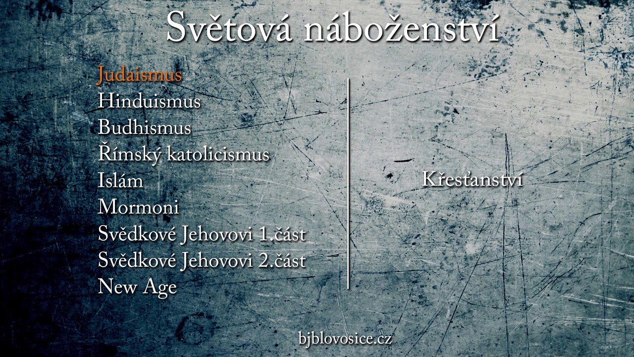 #02 Judaismus | Světová náboženství