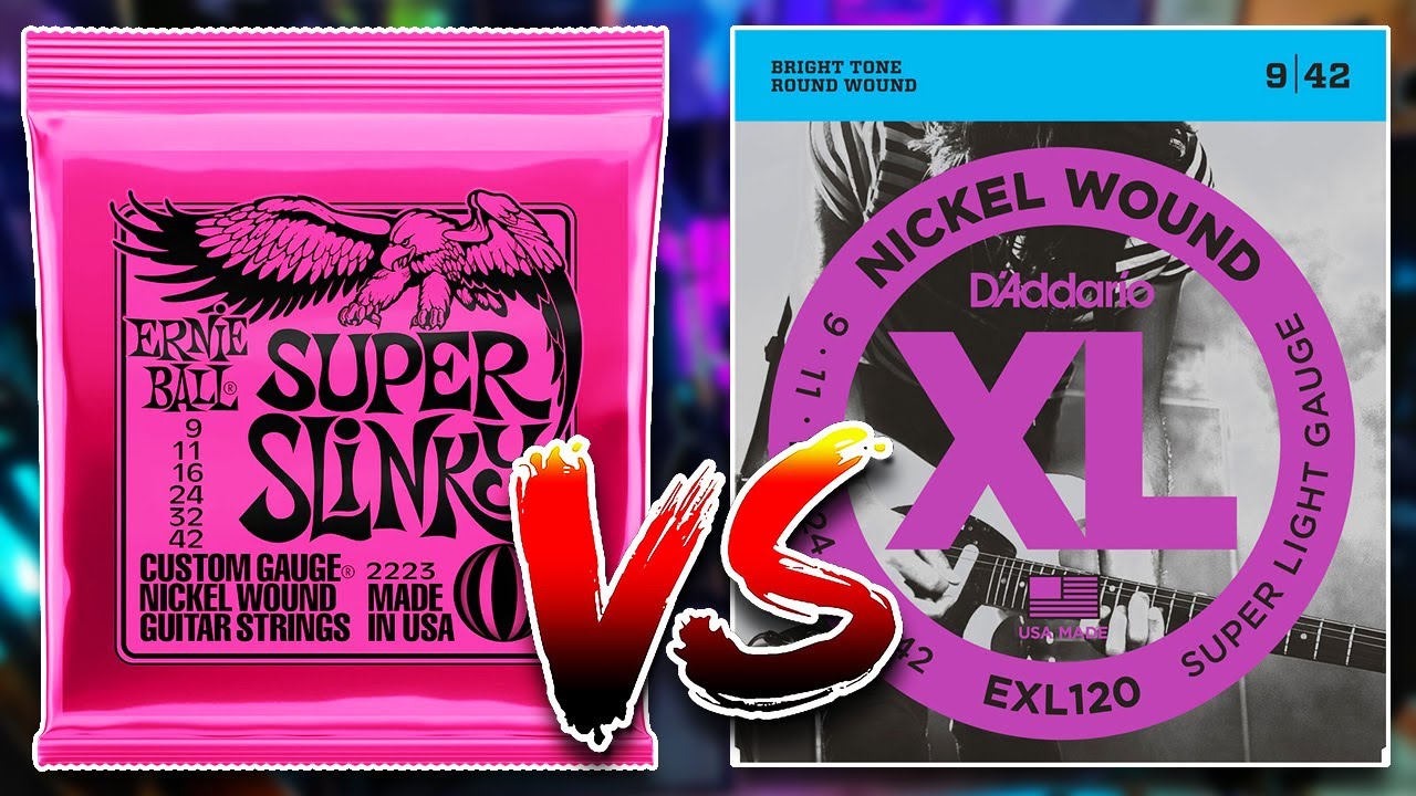 D'ADDARIO XLs против ERNIE BALL Slinky: решающее сражение гитарных струн! [ЧАСТЬ 1 ЗВУК]