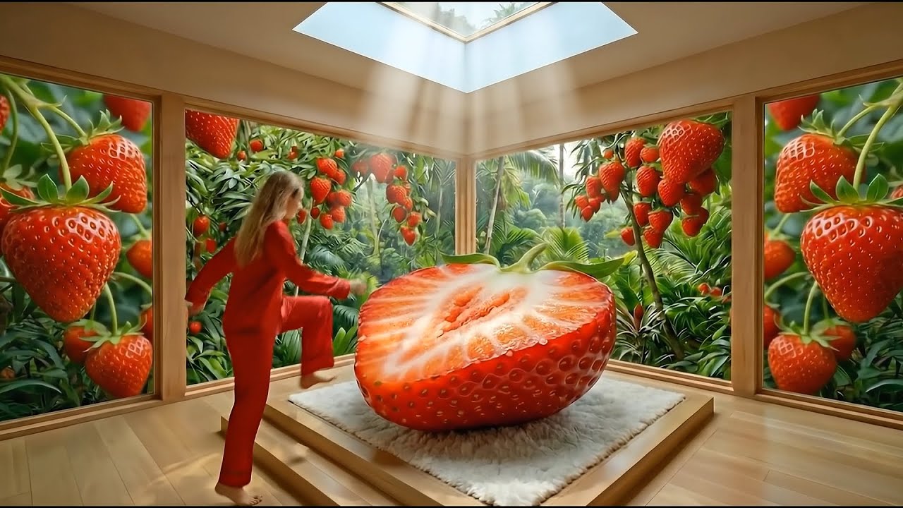Which JUICY Fruit Bed Would You Choose? | Ultimate relaxing AI ASMR