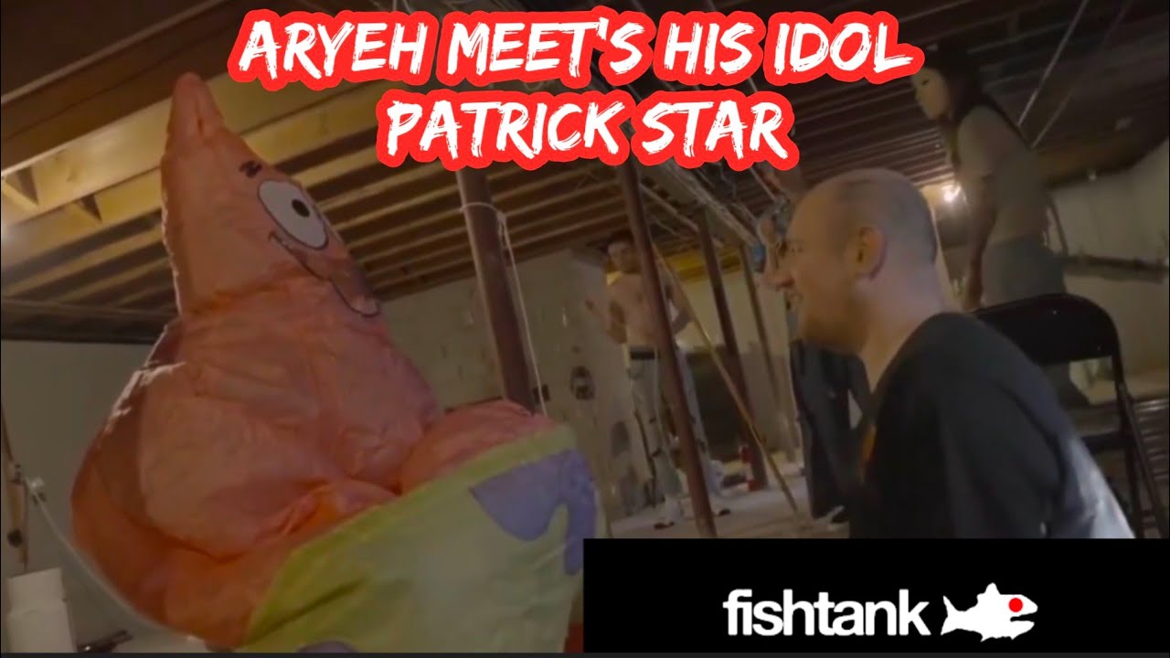 Aryeh meets patrick star & spergs out - Fishtank Live Season 4 Day 15