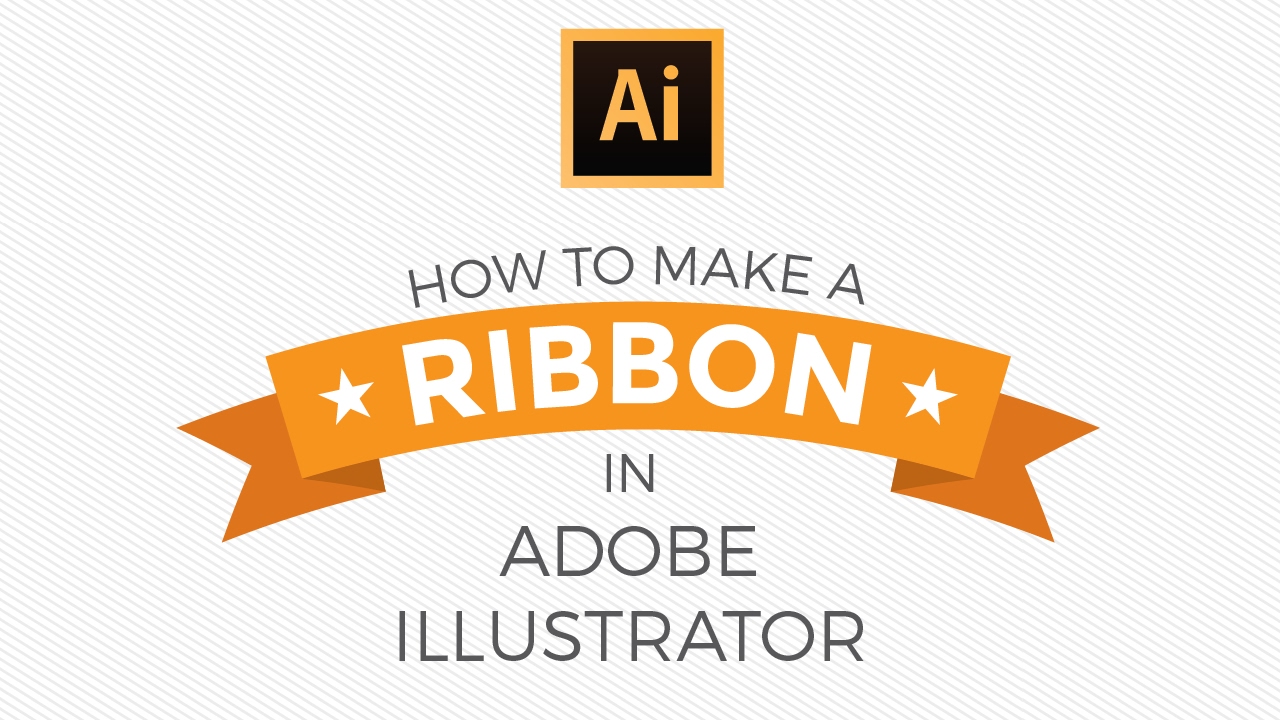 Graphic Design Tutorial: How to make a ribbon in Illustrator - Graphic Design How to