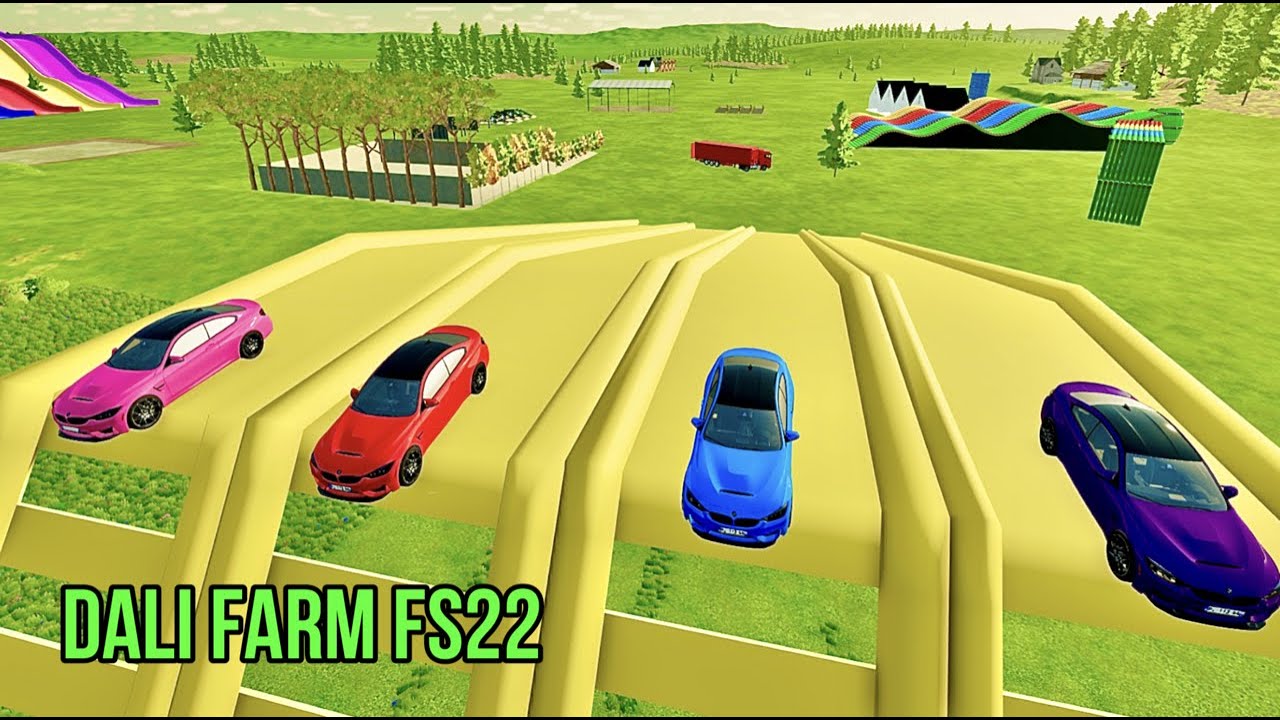 The best FS22 mods for creating realistic landscapes. Colored CARS, Farming simulator 22