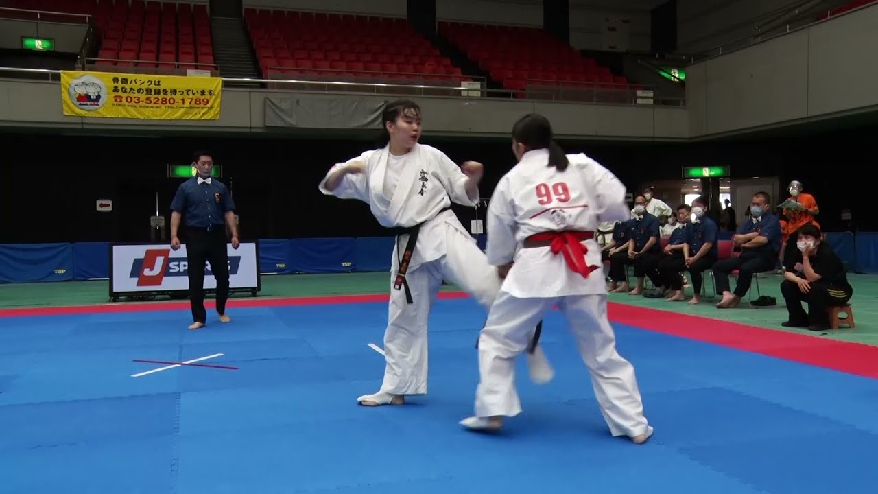【JFKO】第6回全日本フルコンタクト空手道選手権大会　初日　第4コートG1 女子中量級・重量級　CDブロック
