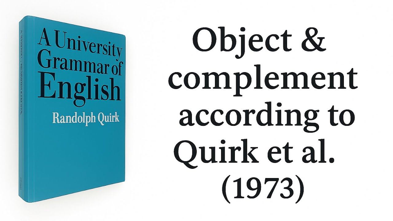 Objects and Complements