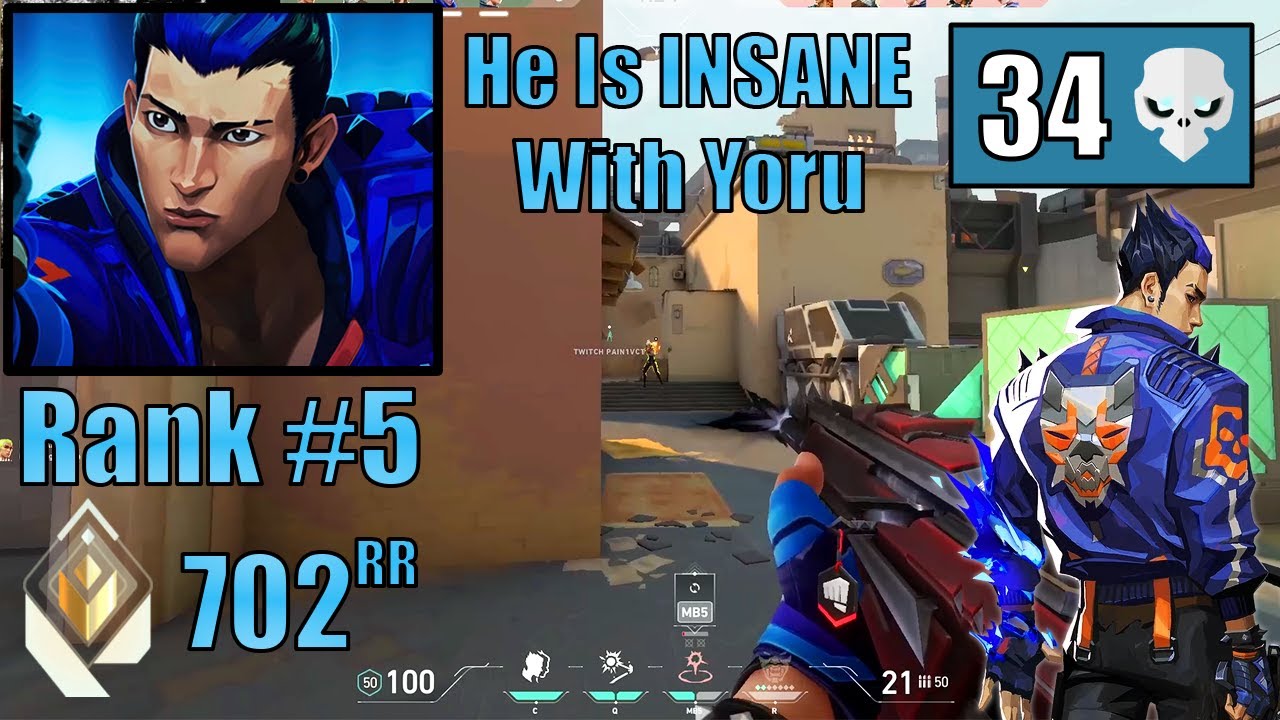 Learn From Rank #5 GLOBAL How To Play Yoru To Rank Up And Reach Radiant | In Bind | VALORANT