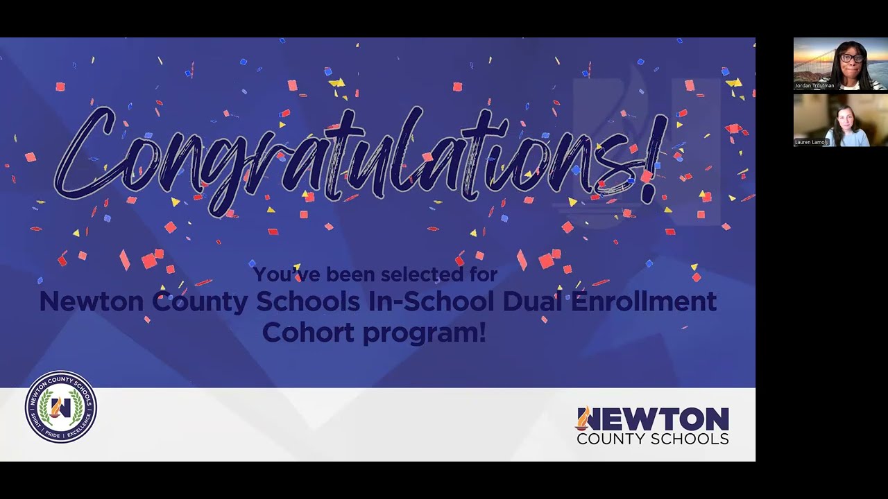 Dual Enrollment Cohort Parent Webinar