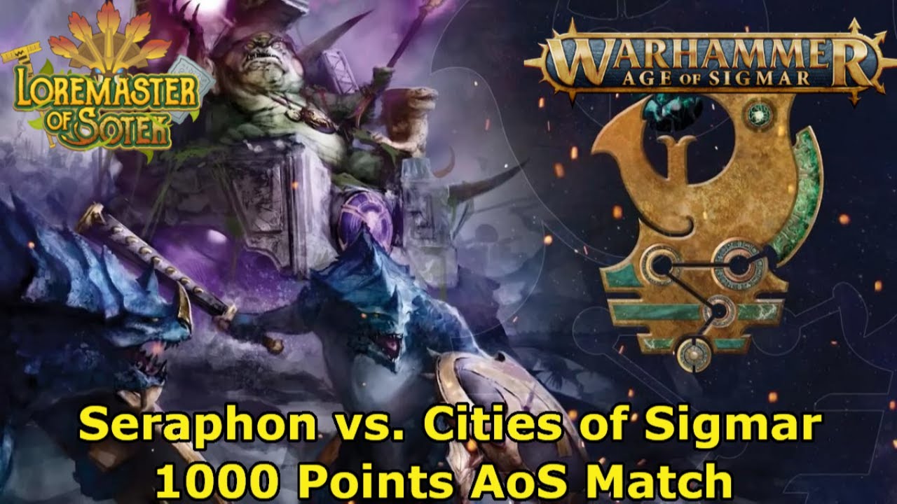 Lorebeards AoS League 2nd Match - Seraphon vs. Cities of Sigmar