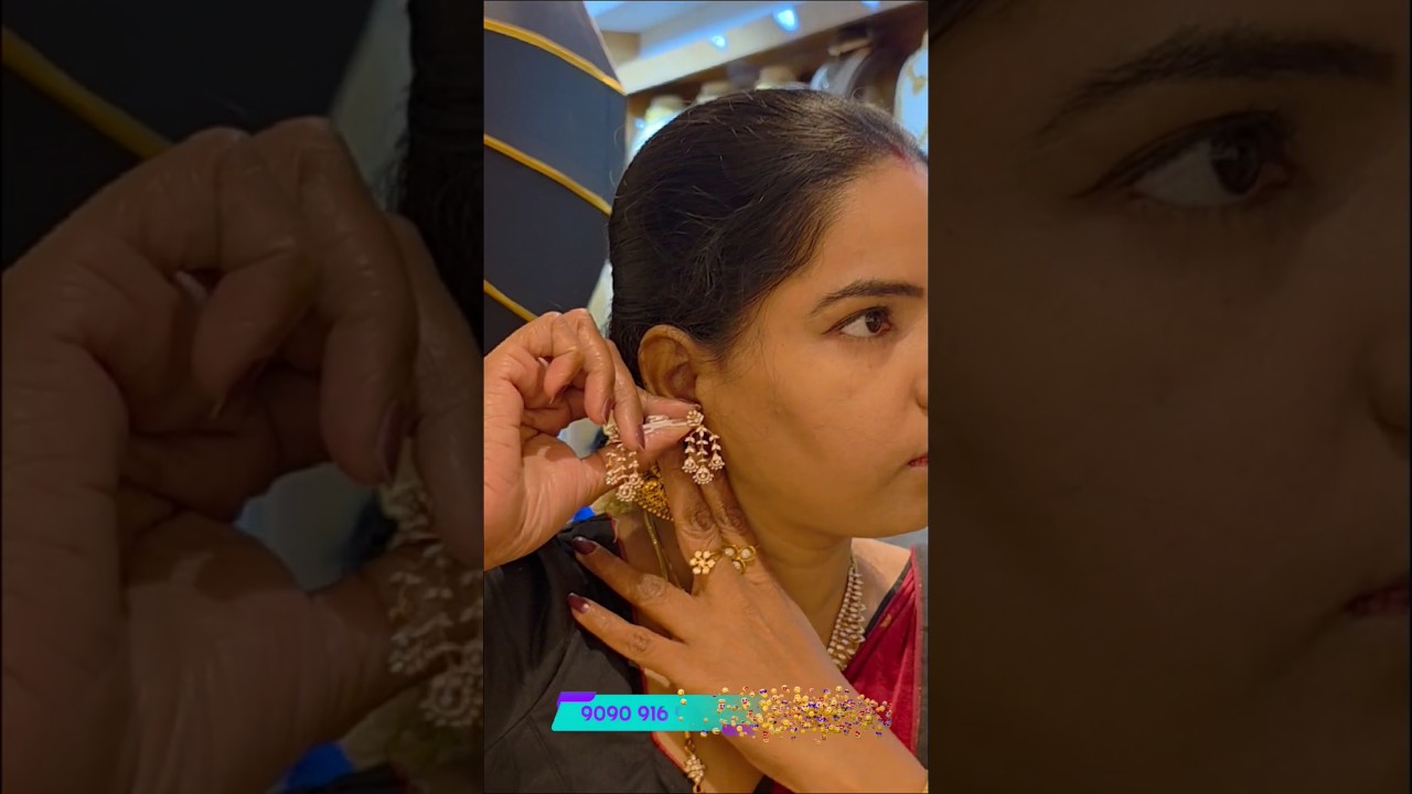 📌Budget Diamond 💎 Earrings From Nskthangamaaligai #lachuslifestyle #Diamond