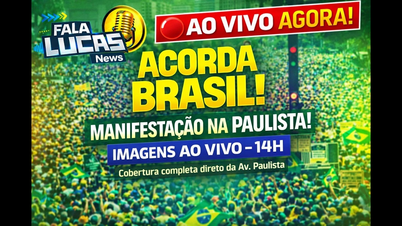 ACORDA BRASIL! MANIFESTAÇÃO PACIFICA NA PAULISTA 01/03/2026